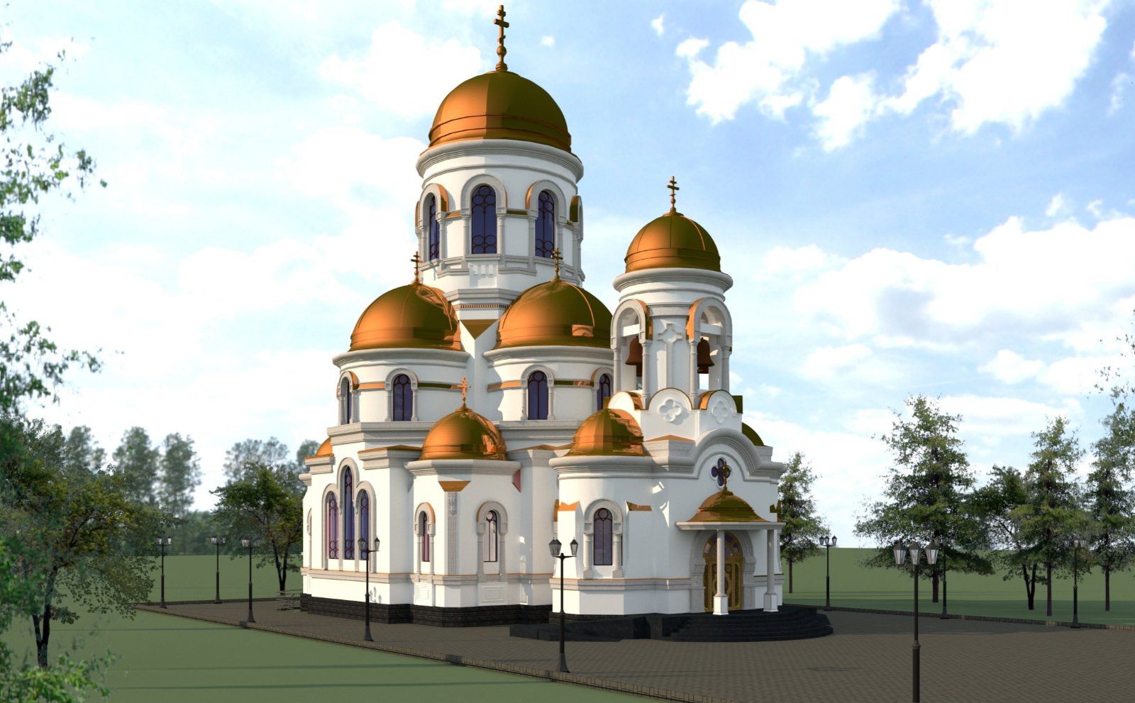 Proiectul arhitectural al Mănăstirii Înălțarea Sfintei Cruci